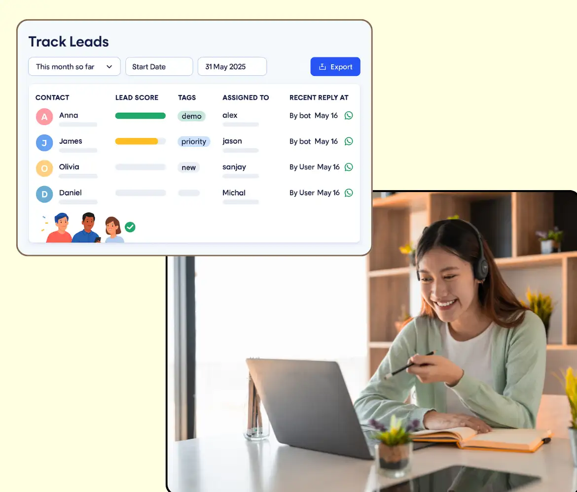 Convert WhatsApp conversations into qualified leads