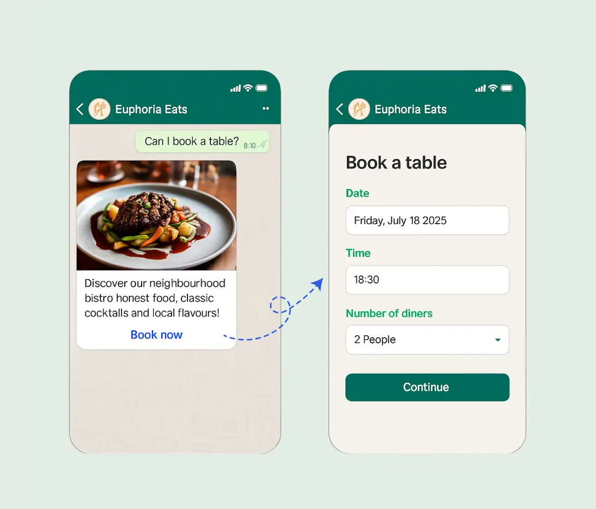 Improve business efficiency with WhatsApp flows